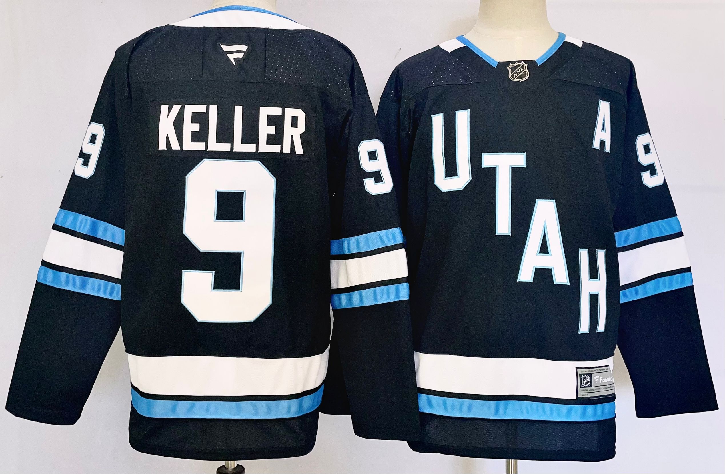 Men Utah Hockey Club #9 Keller Black 2025 Home Premier Player NHL Jersey->more nhl jerseys->NHL Jersey
